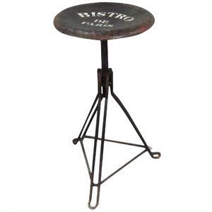 Stołek metalowy Antique Black