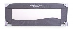 Childhome, Barierka do łóżeczka "DO NOT DISTURB" szary 120cm