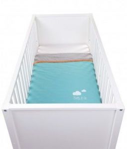 Kocyk 80x100 jersey pool blue