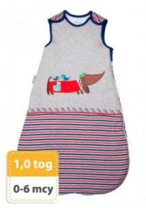 Przyjemny Śpiworek Grobag Le Chien Chic - grubość 1,0 tog, Gro Company