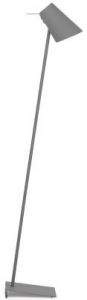 It's About RoMi Floor lamp iron/rubber finish Cardiff h.140/shade h.20x15cm, grey CARDIFF/F/DG
