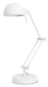 It's About RoMi Table lamp iron Glasgow h.68cm/shade 15xh.9cm, matt white GLASGOW/T/W
