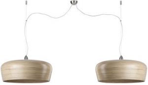 It's About RoMi Hanging lamp bamboo Hanoi double round dia.60xh.25cm/2-shades hanging system, n