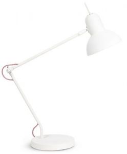It's About RoMi Table lamp iron Nottingham h.73cm/shade 16xh.15cm, matt white NOTTINGHAM/T/W