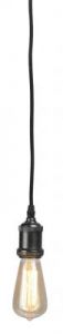 It's About RoMi Hanging system Riga/fabric cord 2,5m. black RIGA/H1