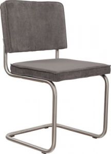 Zuiver Krzesło RIDGE BRUSHED RIB szare 6A 1100082