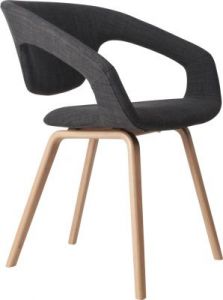 Zuiver Fotel FLEXBACK naturalny/ciemny szary 1200096