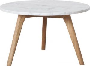 Zuiver Stolik biały STONE L 2300008