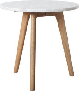 Zuiver Stolik biały STONE M 2300009