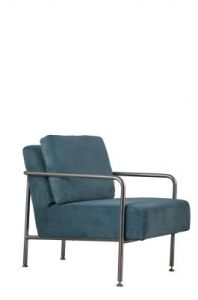 Zuiver Fotel X-BANG RIB niebieski 3000524