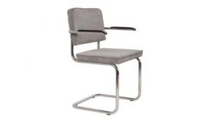 Zuiver Fotel RIDGE RIB szary 32A 1200062