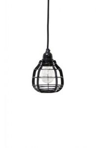 HK Living Lampa LAB czarna z włącznikiem VAA1042S