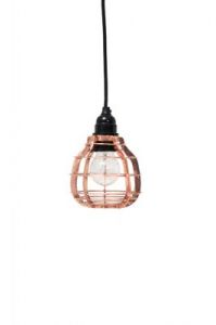 HK Living Lampa LAB miedziana z włącznikiem VAA1041S