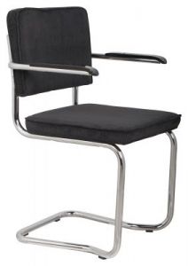 Zuiver Fotel RIDGE KINK RIB czarny 7A 1200044