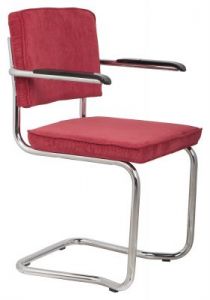Zuiver Fotel RIDGE KINK RIB czerwony 21A 1200045