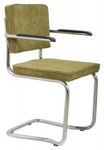 Zuiver Fotel RIDGE KINK RIB zielony 25A 1200052