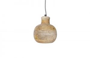 Be Pure Drewniana lampa CARVING PITCHER duża 800466