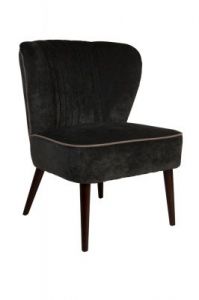 Dutchbone Fotel SMOKER ciemnoszary 3100024