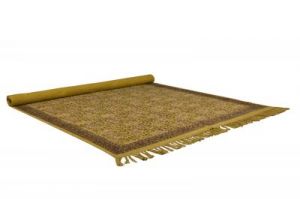 Dutchbone Dywan INDIAN BLOCK 120x180 żółty 6000028