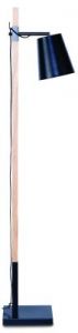 It's About RoMi Floor lamp iron/ashwood Sydney h.150cm/shade 20x20cm, black/natural SYDNEY/F/B