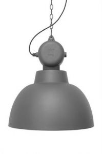 HK Living Lampa wisząca FACTORY L szary mat VAA4019