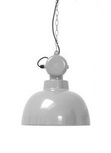 HK Living Lampa wisząca FACTORY M jasnoszara VAA4023