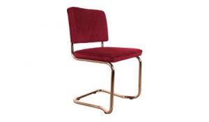 Zuiver Krzesło DIAMOND KINK czerwone 1100274