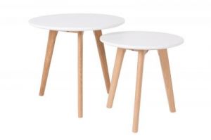 White Label Living Stolik BODINE zestaw (2 szt.) 2300069