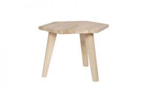 Woood Stolik HEX 60cm jasny 375421-EIK