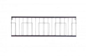 Be Pure Stojak na kartki czarny 24x55cm 375877-Z