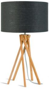 It's About RoMi Lampa stołowa Kilimanjaro 5-nożna 34cm/ abażur 32x20cm, lniany ciemnoszary KILI