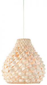It's About RoMi Lampa wisząca Sagano bambus 50x32cm/abażur kropla, biały/naturalny SAGANO/H42/N
