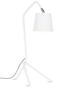 It's About RoMi Table lamp iron 3-legs Barcelona 42x25x h.59cm, white BARCELONA/T/W
