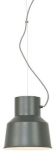 It's About RoMi Hanging lamp iron Belfast/shade round dia.25xh.26cm, matt grey-green BELFAST/H/
