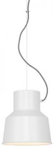 It's About RoMi Hanging lamp iron Belfast/shade round dia.25xh.26cm, matt white BELFAST/H/W