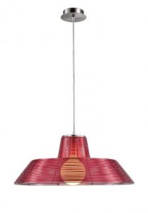 Zuiver Lampa wisząca GARY czerwona (PRO)5300017