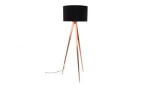 Zuiver Lampa podłogowa TRIPOD COPPER czarny 5100053