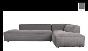 Zuiver Sofa FAT FREDDY RIGHT COMFORT jasnoszary 3200085