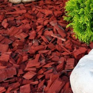Zrębki dekoracyjne ceglaste 50L