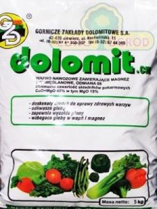 Dolomit 5kg - wapno nawozowe zawierające magnez GZD