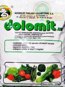 Dolomit 10kg - wapno nawozowe zawierające magnez GZD