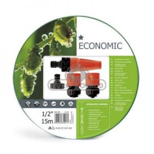 Cellfast Wąż Ogrodowy Zestaw Zraszający Economic 1/2" 15m 10-101