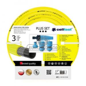 Cellfast Wąż Ogrodowy Zestaw Zraszający Plus 1/2" 25m 10-290