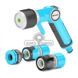 Cellfast Zestaw Zraszacz Pistoletowy Wielofunkcyjny + Złącza Ergo Line 1/2" 53-530