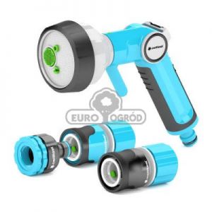 Cellfast Zestaw Zraszacz Pistoletowy 4-funkcyjny + Złącza Ergo Line 3/4" 53-545