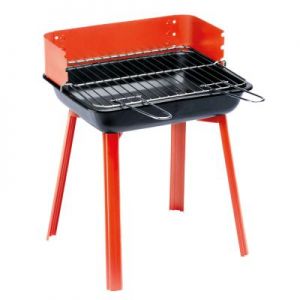 Landmann GrillChef Grill Węglowy Składany Portago Czerwony 11526