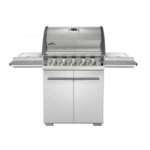 Napoleon Grill Gazowy 22,2kW LE3 LE485RSIBPK Na Gaz Ziemny + Napoleon Stojak Do Pieczeni 70009 GRATI