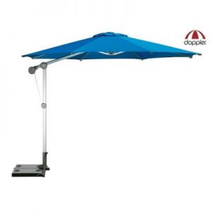 Doppler Parasol Ogrodowy Protect Pendel 400cm Niebieski ?DARMOWA DOSTAWA?