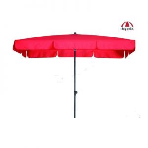 Doppler Parasol Ogrodowy Sunline Waterproof Czerwony 260x150cm ?DARMOWA DOSTAWA?