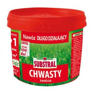 Nawóz Substral 100 dni 2w1 Do Trawnika + Odchwaszczacz 5kg